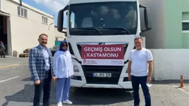 Beyoğlu Belediyesi'nden Kastamonu'ya yardım TIR'ı desteği