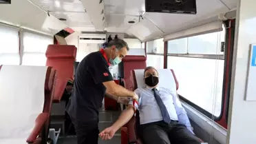 TCDD 7. Bölge Müdürlüğü'nden kan bağışına destek
