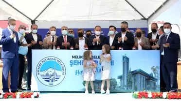 Şehitler Cami'nin temeli Melikgazi'de atıldı