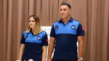 Üniformalarıyla nikah kıydılar