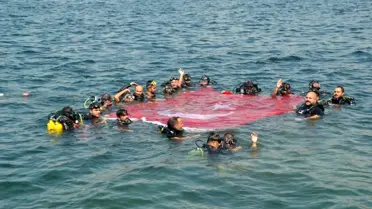 Erdek'te engelliler için 'Zafer Dalışı'