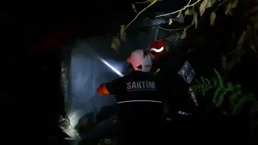 Yayladaki evde çıkan yangın korkuttu