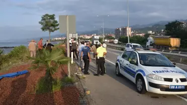 Giresun'da kamyonet kaldırımda fındık kurutanlara çarptı: 1 ölü, 2 yaralı