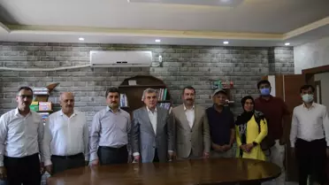 Büyükşehir Belediye Başkanı Beyazgül'den Hayrat Vakfı'na ziyaret