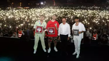Rapin yıldızları Samsun'dan geçti