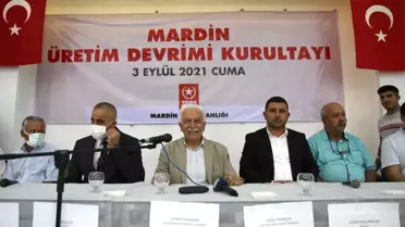 Vatan Partisi Genel Başkanı Perinçek, Mardin'de 'Üretim Devrimi Kurultayı'na katıldı