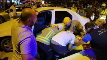Son dakika haberleri... Polisten kaçan alkollü sürücü kazaya neden oldu, hastanede gözaltına alındı: 2 yaralı