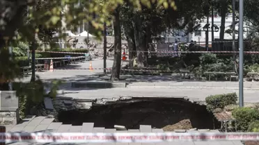 Güvenpark'ta göçük meydana geldi (2)