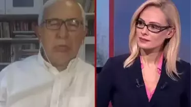 Seda Öğretir'in sunduğu programda gazeteci Oral Çalışlar canlı yayında uyuyakaldı
