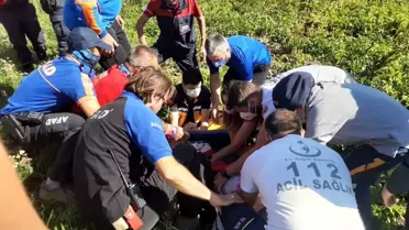 Hasan Dağı'ndan havalanan paraşütçü Niğde'de patates tarlasına düştü