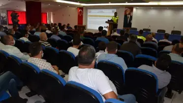 Okul servis şoförleri bilgilendirildi