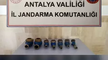 Sulama kooperatifinin su sayaçlarını çalan zanlı tutuklandı