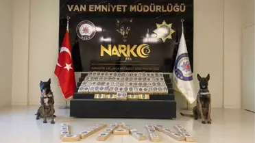 Van'da arazideki 104 kilo eroini 'Irmak' ve 'Magnum' buldu