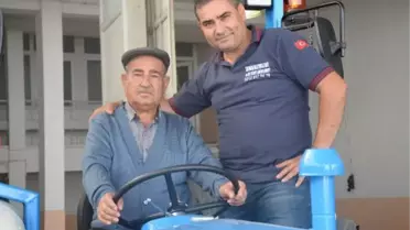35 yıl sonra 12 bin liraya aldığı traktöre 120 bin lira masraf yaptı