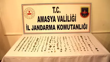 Amasya'da kavanozdan tarih çıktı: 312 tarihi eser ele geçirildi