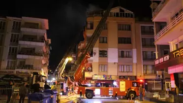 Son dakika gündem: Karşı apartmandaki yangına balkondan hortumla müdahale etti