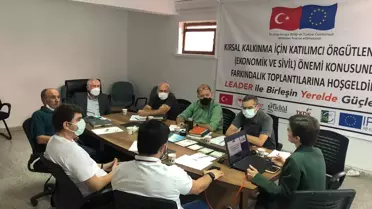 Güdül Belediye Başkanı Yalçın, Yerel Eylem Derneği yöneticileriyle bir araya geldi