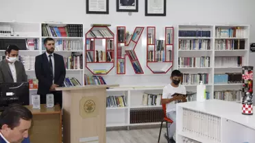 Pazaryeri'nde 'Kahve Tadında Satırlar' kitap kahve projesinin açılışı yapıldı