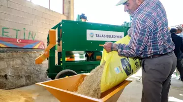 Başkan Yalçın'ın tarıma desteği sürüyor