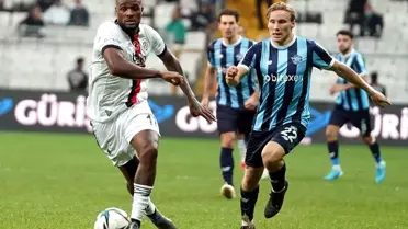 Süper Lig: Beşiktaş: 3 - Adana Demirspor: 3 (Maç sonucu)