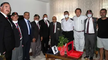 Fethiye Cumhuriyet Başsavcısı Ünal Bingül'den Kore gazisine ziyaret