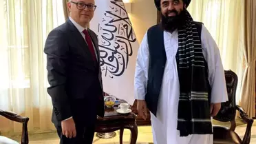 Türkiye'nin Kabil Büyükelçisi Erginay, Taliban'ın 'Dışişleri Bakan Vekili' Muttaki'yle görüştü