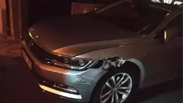 SARIYER'DE KAMYONET SÜRÜCÜSÜ PARK HALİNDEKİ 6 OTOMOBİLE ÇARPTI