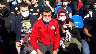 Bağcılar Belediyesi Engelliler Sarayı kursiyerleri, TEKNOFEST'i ziyaret etti