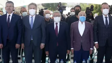 Kayseri'nin Melikgazi ilçesinde bir okulun temeli törenle atıldı