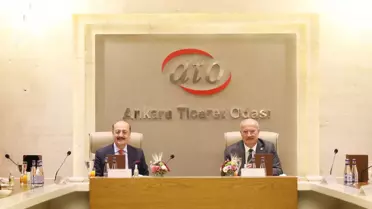 Bakan Bilgin, ATO Başkanı Baran'ı ziyaret etti
