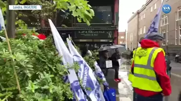 Londra'da Türkiye Göçmeni Uber Sürücüleri Eylem Yaptı
