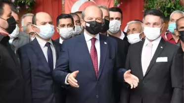 Son dakika gündem: KKTC CUMHURBAŞKANI TATAR: KIBRIS'IN YUNANİSTAN'A BAĞLANMASINA ASLA GEÇİT VERMEYECEĞİZ
