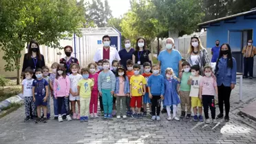 ÇOCUKLARDAN HAYVANLARI KORUMA GÜNÜ'NDE AYDIN BÜYÜKŞEHİR BELEDİYESİ BARINAĞINA ZİYARET