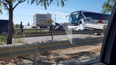Serik'te zincirleme kaza: 2 yaralı