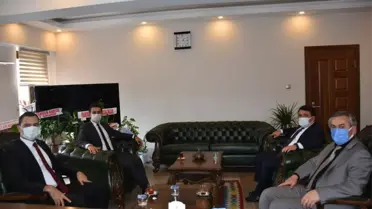 İl Milli Eğitim Müdürü Yiğit'ten Kavak Kaymakamı Saygılı'ya ziyaret