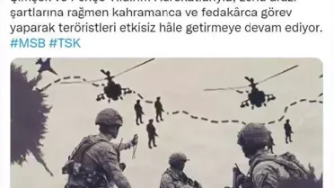 MSB: Pençe Şimşek ve Pençe Yıldırım harekatları devam ediyor