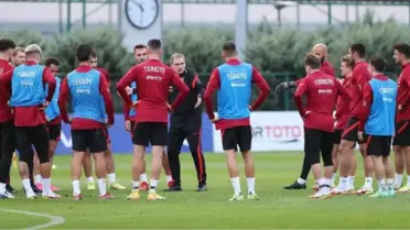 A Milli Futbol Takımı maç saatini bekliyor