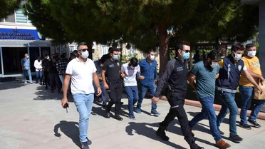 Didim'deki cinayetin 9 şüphelisi adliyeye sevk edildi