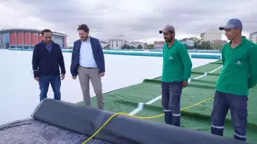 Pınarhisar stadı yenileniyor