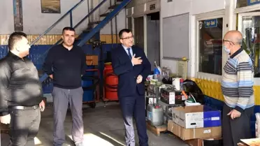 Başkan Öz sanayi esnafını ziyaret etti