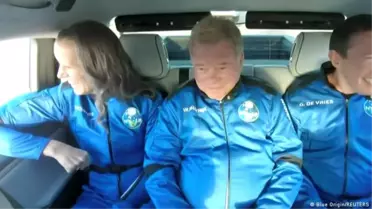 Kaptan Kirk'ü oynayan Shatner uzay yolculuğu yaptı