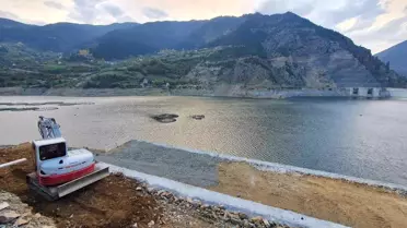 Gümüşhane'nin ilk zipline tesisi Torul'da yapılıyor