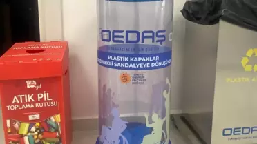 OEDAŞ'tan 'Plastik Kapaklar Tekerlekli Sandalyeye Dönüşüyor' kampanyasına destek