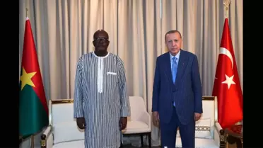 Cumhurbaşkanı Erdoğan, Burkina Faso Cumhurbaşkanı Kabore ile görüştü