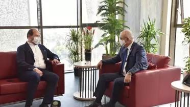 MHP MYK Üyesi Şekerci'den Başkan Ergün'e ziyaret