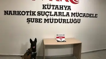 Kütahya'da bir araçta 376 gram kokain ele geçirildi