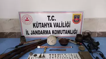 Kütahya'da tarihi eser kaçakçılığı yaptığı iddia edilen şüpheli yakalandı