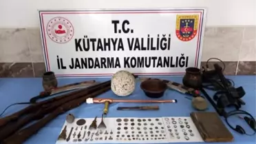 Tavşanlı'da tarihi eser operasyonu