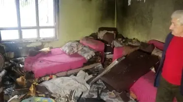 Yangında ağır yaralanan çocuk kurtarılamadı