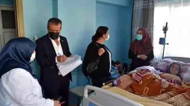 Yunusemre Belediyesinden 3 aileye hasta yatağı desteği